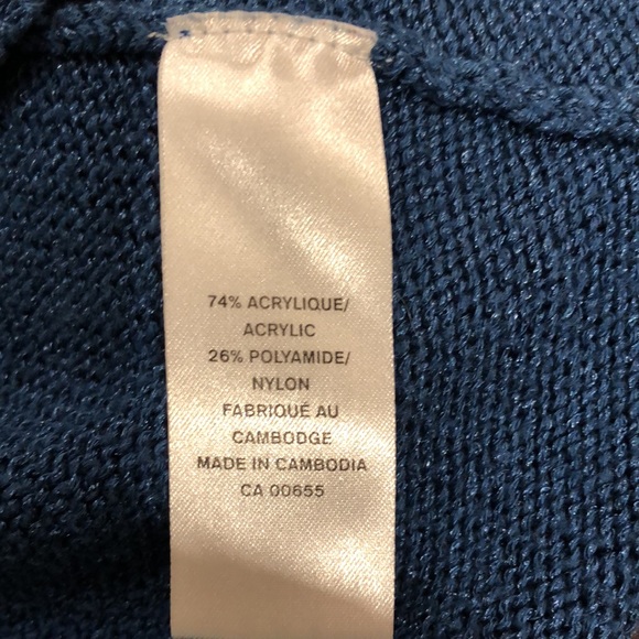 Pretty teal sweater - Picture 6 of 6